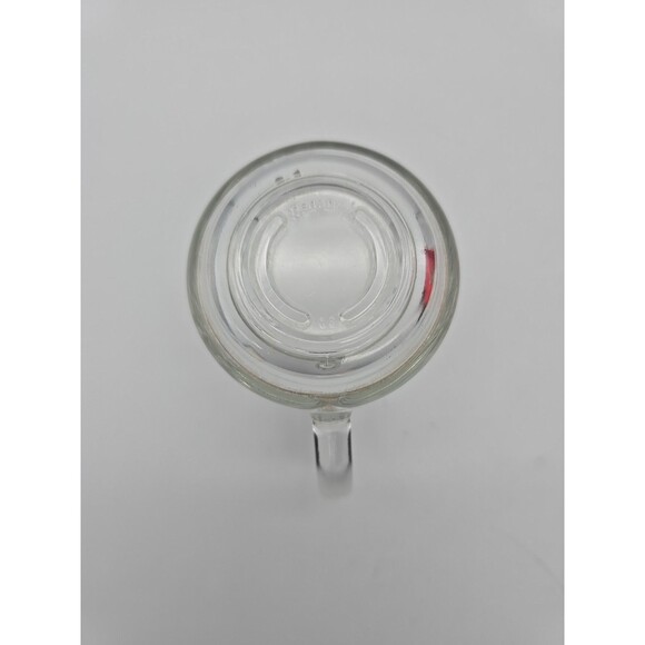 Vinage Luminarc Clear Glass Snowflakes Coffee Mug - Picture 8 of 9